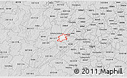 Silver Style 3D Map of ZIP code 30106