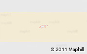 Classic Style Panoramic Map of ZIP code 30106, single color outside