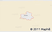 Classic Style 3D Map of ZIP code 30107, single color outside