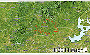 Satellite 3D Map of ZIP code 30107