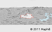 Gray Panoramic Map of ZIP code 30107