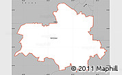 Gray Simple Map of ZIP code 30107