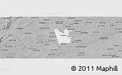 Gray Panoramic Map of ZIP code 30108