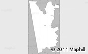 Gray Simple Map of ZIP code 30108