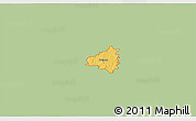 Savanna Style 3D Map of ZIP code 30110, single color outside
