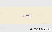Classic Style Panoramic Map of ZIP code 30110, single color outside