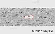 Gray Panoramic Map of ZIP code 30110