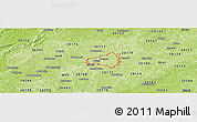 Physical Panoramic Map of ZIP code 30110