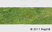 Satellite Panoramic Map of ZIP code 30110