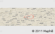 Shaded Relief Panoramic Map of ZIP code 30110