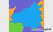 Political Simple Map of ZIP code 30110