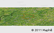 Satellite Panoramic Map of ZIP code 30113