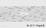 Silver Style Panoramic Map of ZIP code 30113