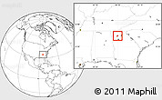 Blank Location Map of ZIP code 30114