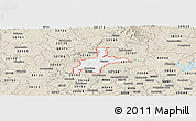 Classic Style Panoramic Map of ZIP code 30114