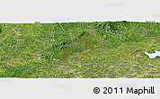 Satellite Panoramic Map of ZIP code 30114