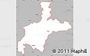 Gray Simple Map of ZIP code 30114