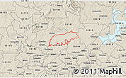 Shaded Relief 3D Map of ZIP code 30115