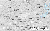 Silver Style 3D Map of ZIP code 30115