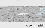 Gray Panoramic Map of ZIP code 30115