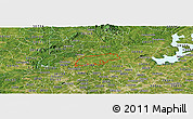 Satellite Panoramic Map of ZIP code 30115