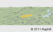 Savanna Style Panoramic Map of ZIP code 30115