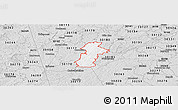 Silver Style Panoramic Map of ZIP code 30116