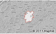 Gray 3D Map of ZIP code 30117