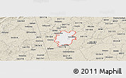 Classic Style Panoramic Map of ZIP code 30117