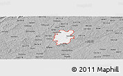 Gray Panoramic Map of ZIP code 30117