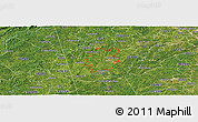 Satellite Panoramic Map of ZIP code 30117