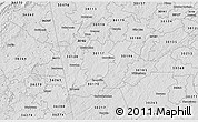 Silver Style 3D Map of ZIP code 30118