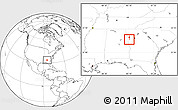 Blank Location Map of ZIP code 30118