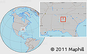 Gray Location Map of ZIP code 30118