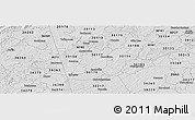 Silver Style Panoramic Map of ZIP code 30118