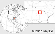 Blank Location Map of ZIP code 30120