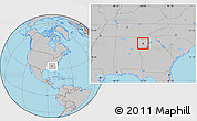 Gray Location Map of ZIP code 30120