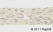 Classic Style Panoramic Map of ZIP code 30120