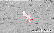 Gray 3D Map of ZIP code 30121