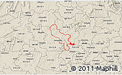 Shaded Relief 3D Map of ZIP code 30121