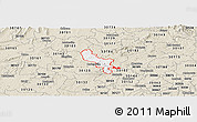 Classic Style Panoramic Map of ZIP code 30121