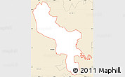 Classic Style Simple Map of ZIP code 30121