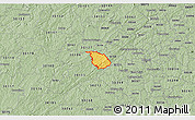 Savanna Style 3D Map of ZIP code 30122