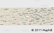 Classic Style Panoramic Map of ZIP code 30122