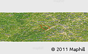Satellite Panoramic Map of ZIP code 30122