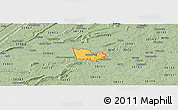 Savanna Style Panoramic Map of ZIP code 30124