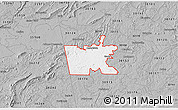 Gray 3D Map of ZIP code 30125