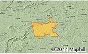 Savanna Style 3D Map of ZIP code 30125