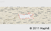 Classic Style Panoramic Map of ZIP code 30125
