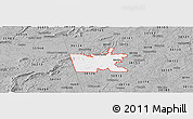 Gray Panoramic Map of ZIP code 30125